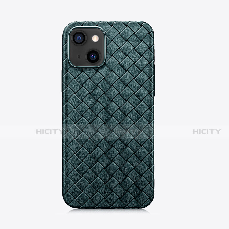 Custodia Silicone Morbida In Pelle Cover S06 per Apple iPhone 13 Mini