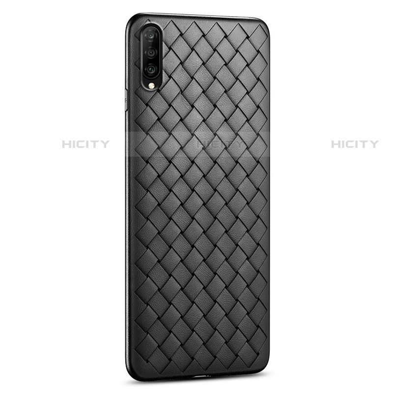 Custodia Silicone Morbida In Pelle Cover S06 per Huawei Y9s Nero