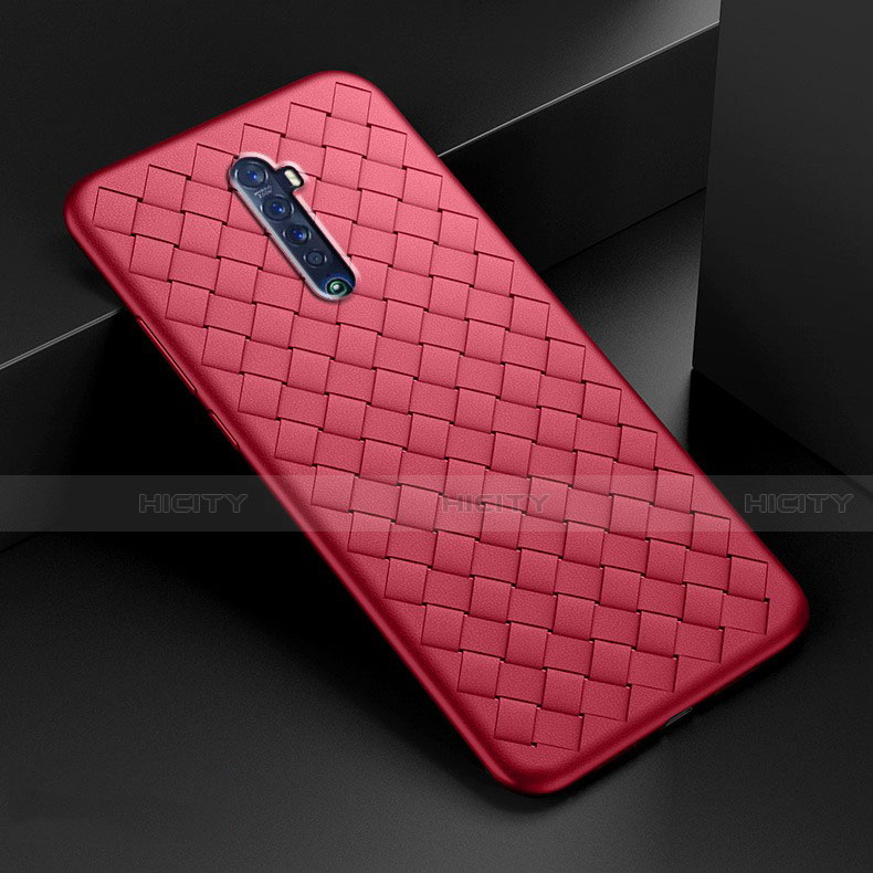 Custodia Silicone Morbida In Pelle Cover S06 per Oppo Reno2