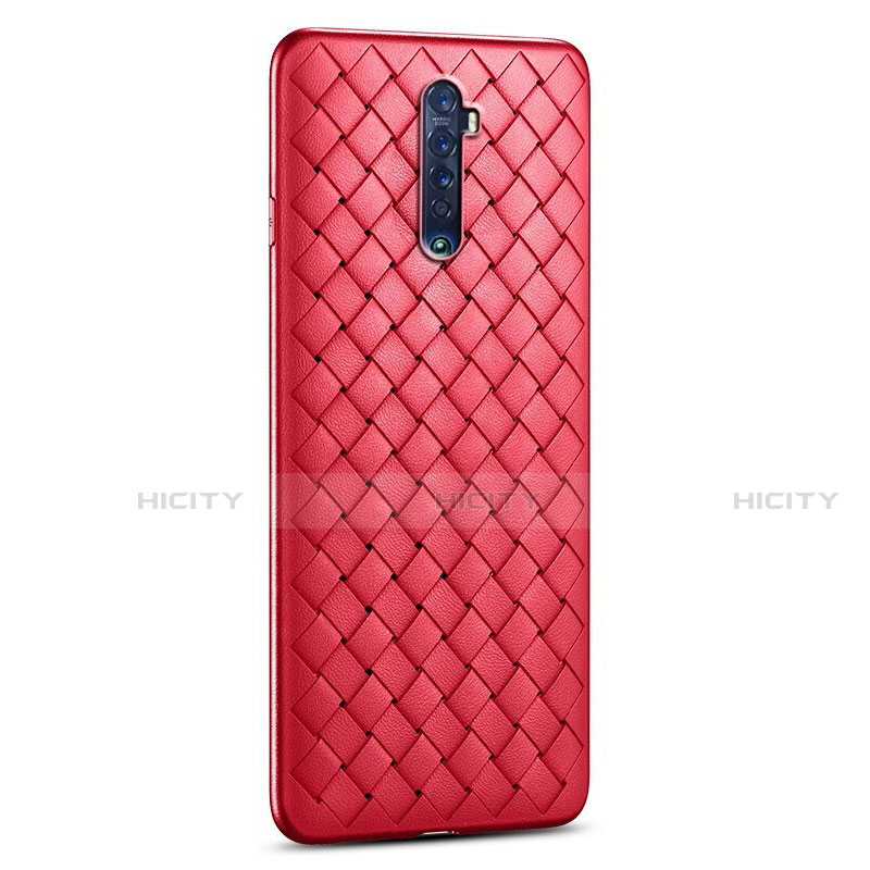 Custodia Silicone Morbida In Pelle Cover S07 per Oppo Reno2