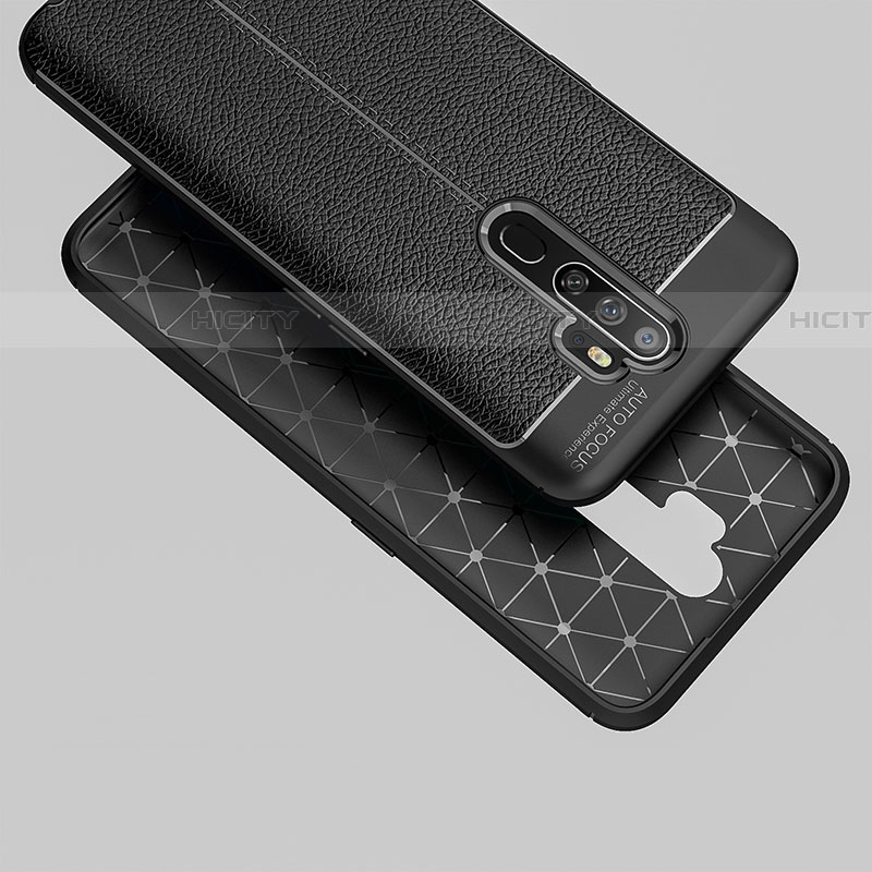 Custodia Silicone Morbida In Pelle Cover S08 per Oppo A11X