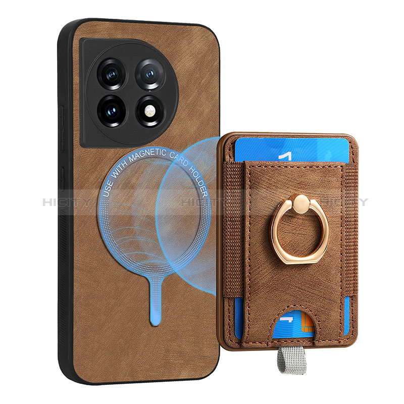 Custodia Silicone Morbida In Pelle Cover SD1 per OnePlus 11 5G