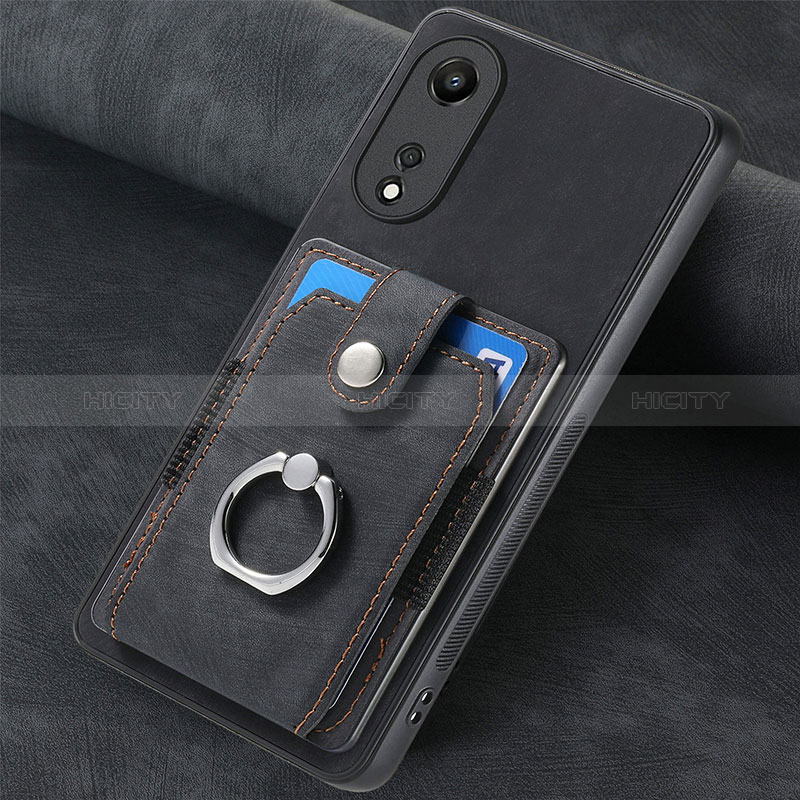 Custodia Silicone Morbida In Pelle Cover SD1 per Oppo A78 5G