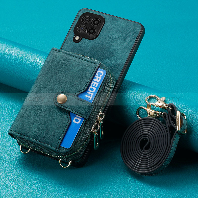 Custodia Silicone Morbida In Pelle Cover SD1 per Samsung Galaxy M12
