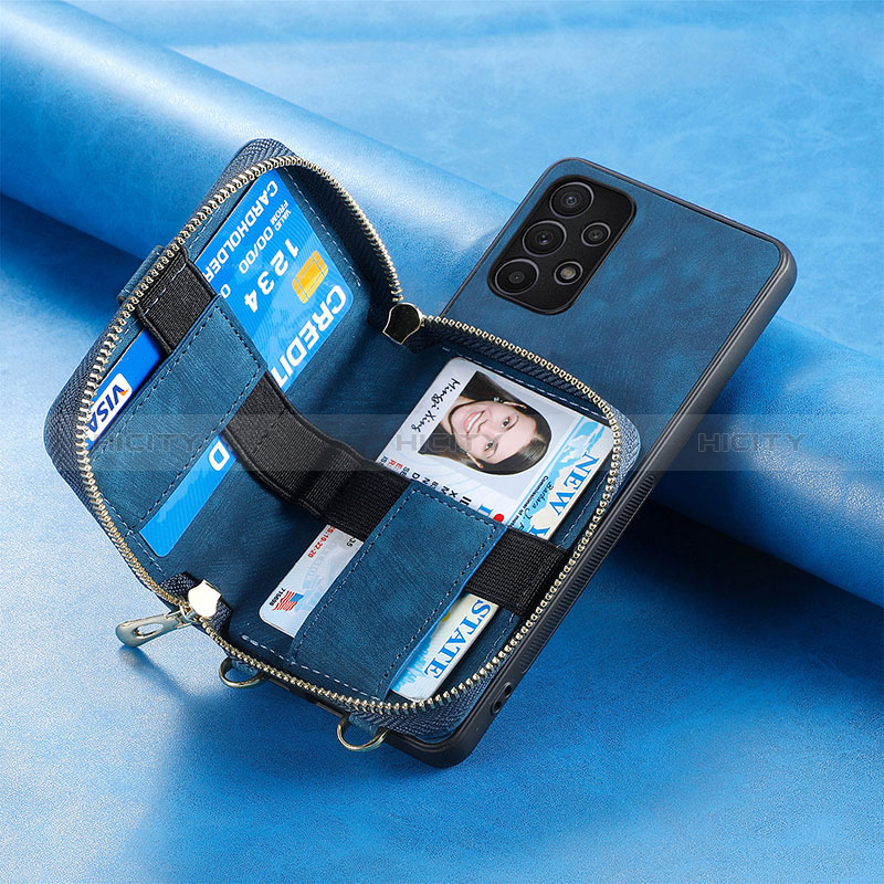 Custodia Silicone Morbida In Pelle Cover SD1 per Samsung Galaxy M32 5G