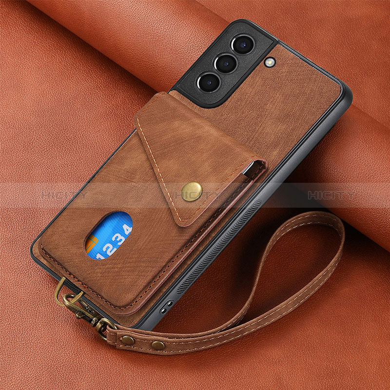 Custodia Silicone Morbida In Pelle Cover SD1 per Samsung Galaxy S22 Plus 5G