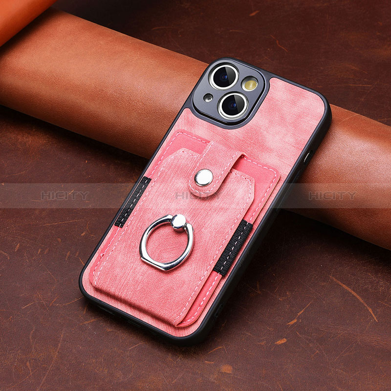 Custodia Silicone Morbida In Pelle Cover SD10 per Apple iPhone 13