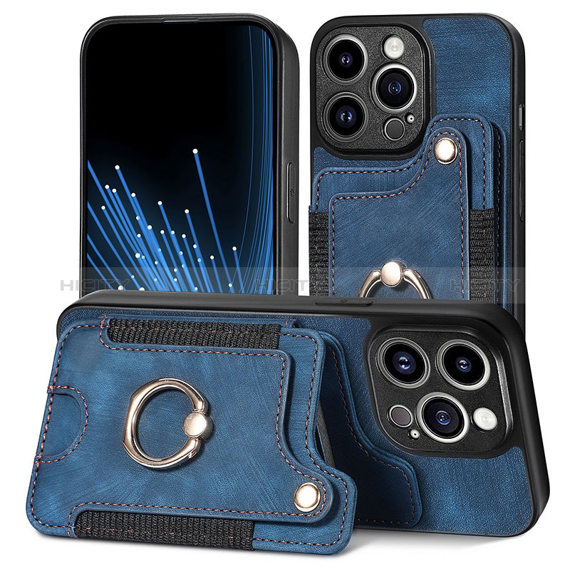 Custodia Silicone Morbida In Pelle Cover SD10 per Apple iPhone 13 Pro