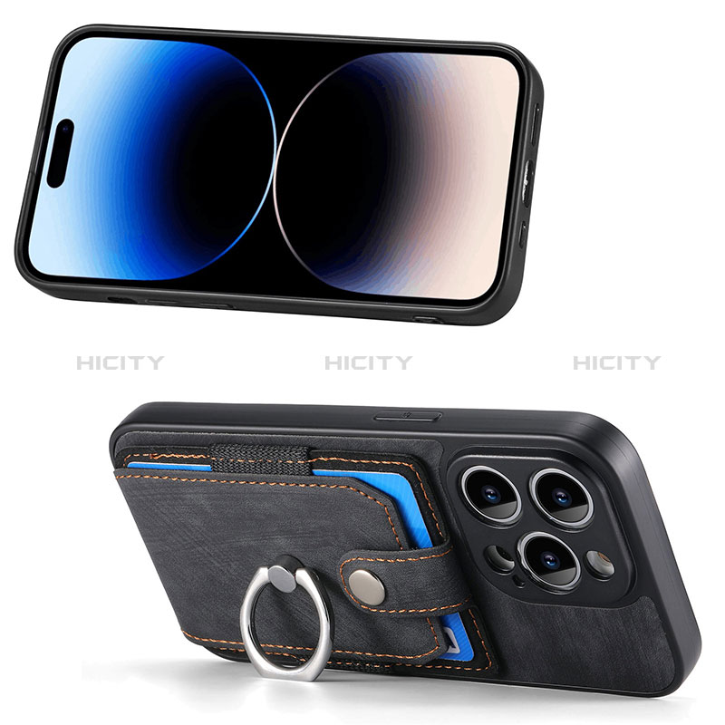 Custodia Silicone Morbida In Pelle Cover SD11 per Apple iPhone 15 Pro Max