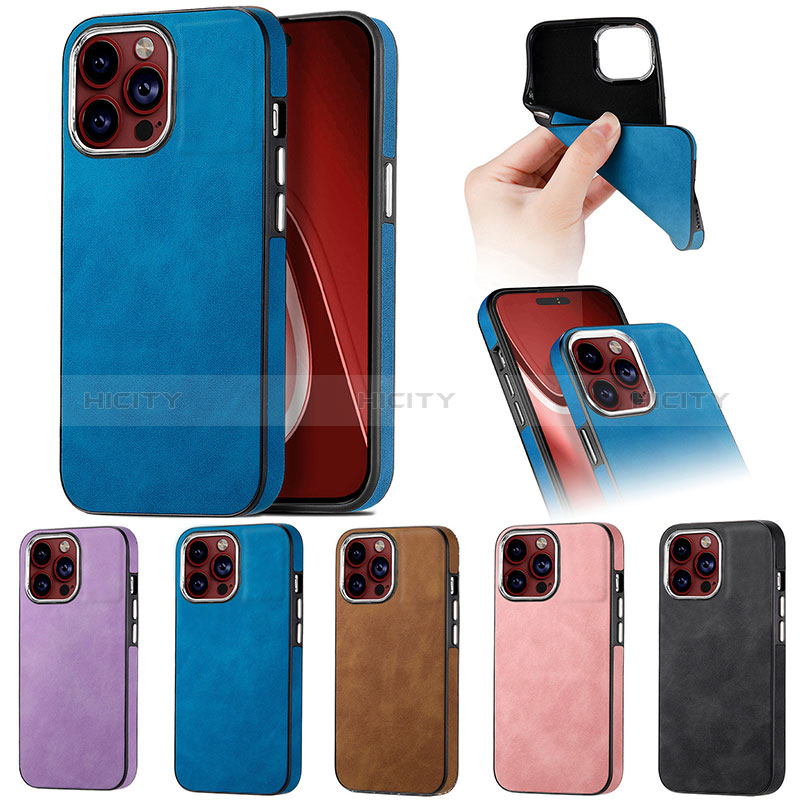 Custodia Silicone Morbida In Pelle Cover SD13 per Apple iPhone 13 Pro Max