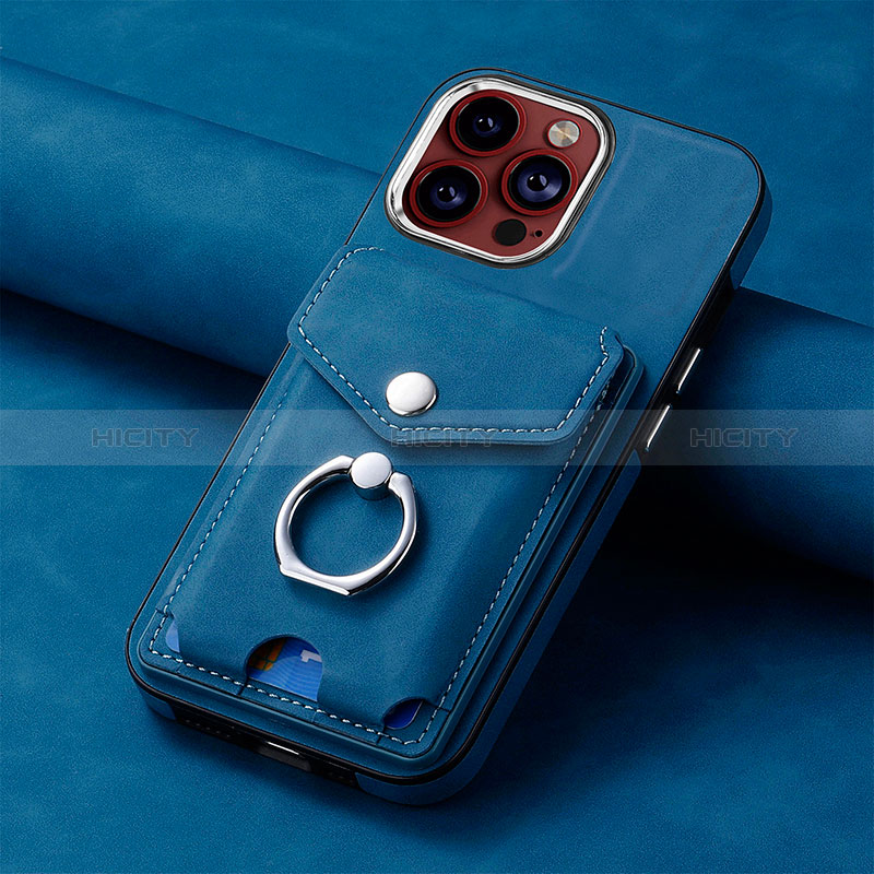 Custodia Silicone Morbida In Pelle Cover SD15 per Apple iPhone 13 Pro