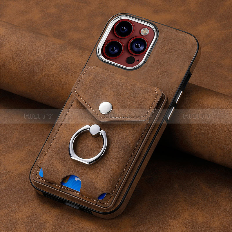 Custodia Silicone Morbida In Pelle Cover SD15 per Apple iPhone 13 Pro Max