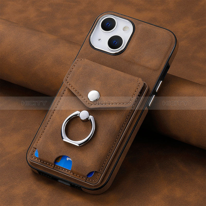 Custodia Silicone Morbida In Pelle Cover SD15 per Apple iPhone 14
