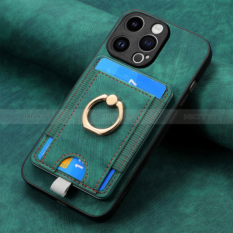 Custodia Silicone Morbida In Pelle Cover SD18 per Apple iPhone 14 Pro