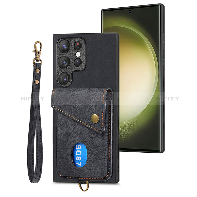 Custodia Silicone Morbida In Pelle Cover SD2 per Samsung Galaxy S23 Ultra 5G