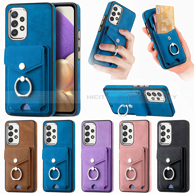 Custodia Silicone Morbida In Pelle Cover SD3 per Samsung Galaxy A32 5G