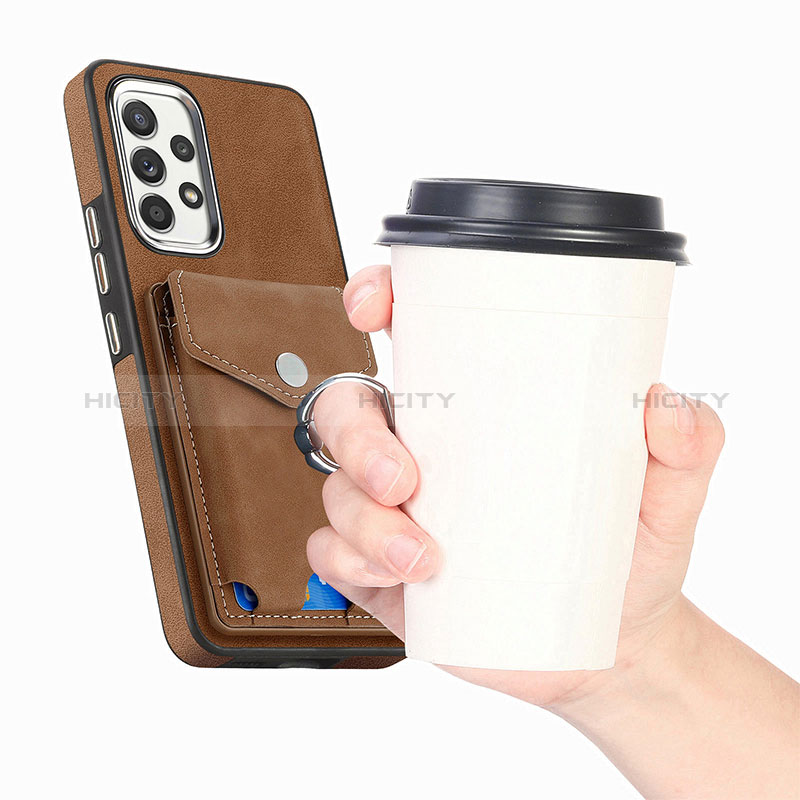 Custodia Silicone Morbida In Pelle Cover SD3 per Samsung Galaxy A32 5G