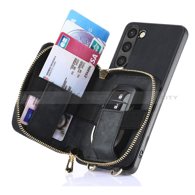 Custodia Silicone Morbida In Pelle Cover SD3 per Samsung Galaxy S22 5G