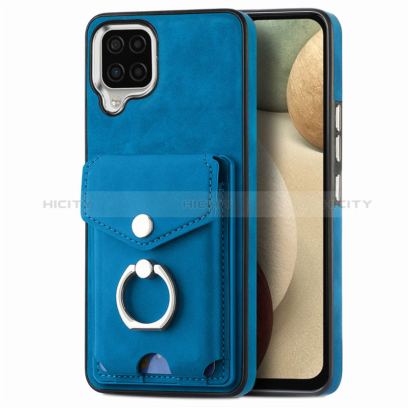 Custodia Silicone Morbida In Pelle Cover SD4 per Samsung Galaxy A12