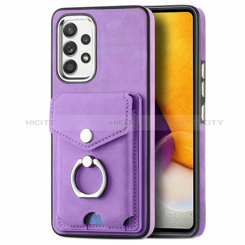 Custodia Silicone Morbida In Pelle Cover SD4 per Samsung Galaxy A72 5G