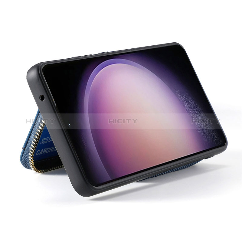 Custodia Silicone Morbida In Pelle Cover SD4 per Samsung Galaxy S22 Plus 5G