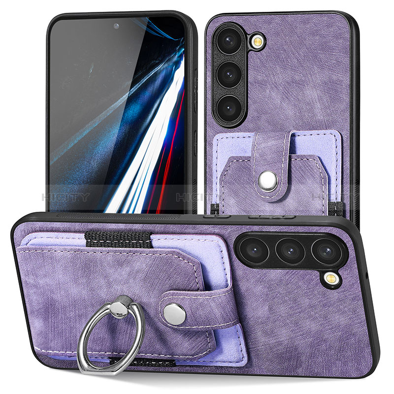 Custodia Silicone Morbida In Pelle Cover SD5 per Samsung Galaxy S22 Plus 5G