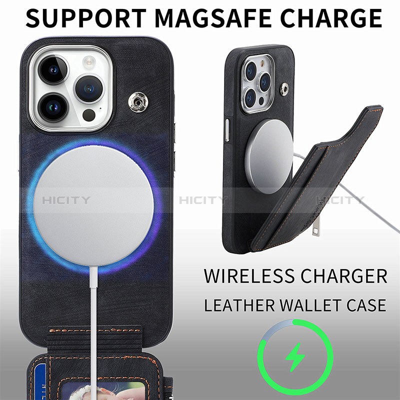 Custodia Silicone Morbida In Pelle Cover SD8 per Apple iPhone 13 Pro