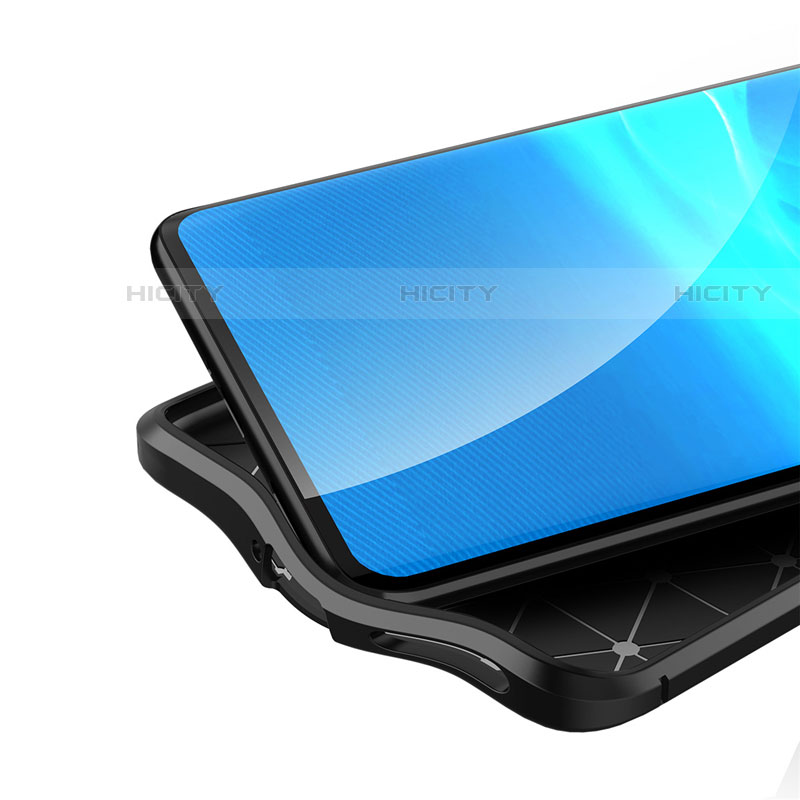 Custodia Silicone Morbida In Pelle Cover U01 per Huawei Mate 40 Pro+ Plus