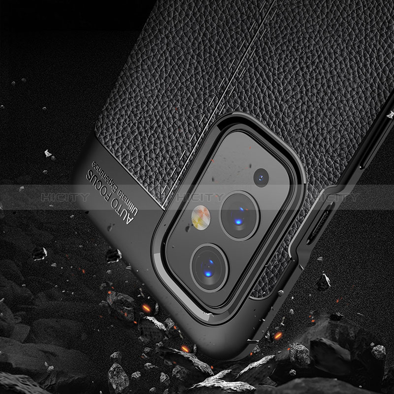 Custodia Silicone Morbida In Pelle Cover WL1 per OnePlus 9 5G