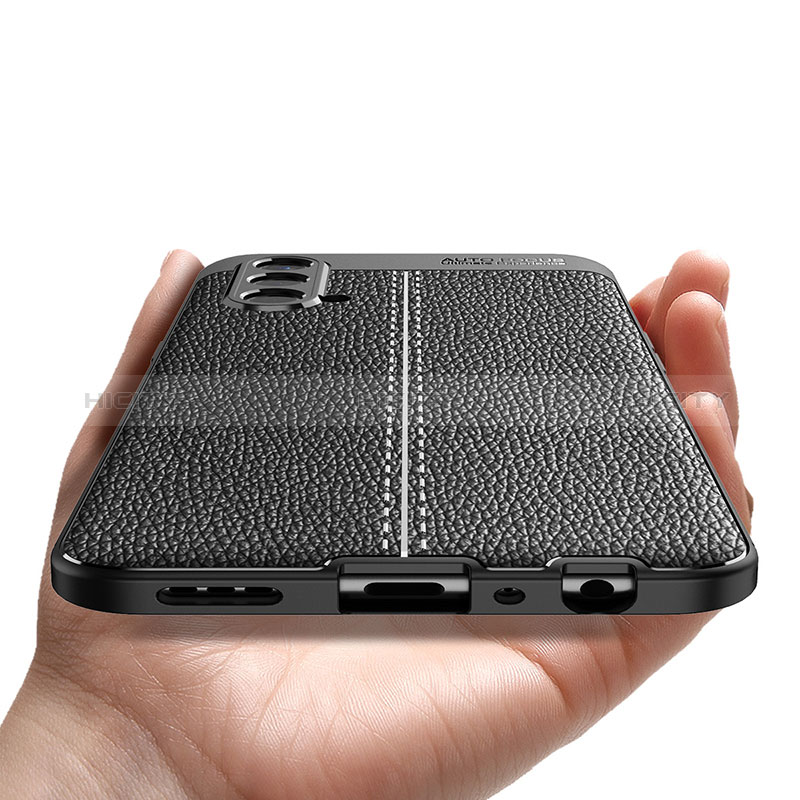Custodia Silicone Morbida In Pelle Cover WL1 per OnePlus Nord CE 5G