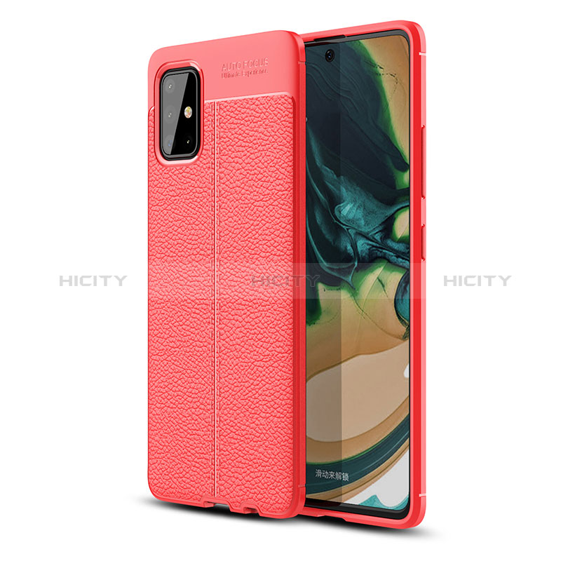 Custodia Silicone Morbida In Pelle Cover WL1 per Samsung Galaxy A71 5G