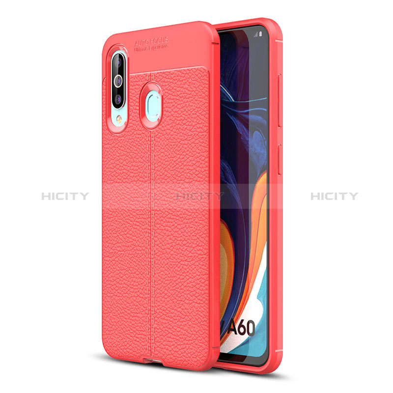 Custodia Silicone Morbida In Pelle Cover WL1 per Samsung Galaxy M40