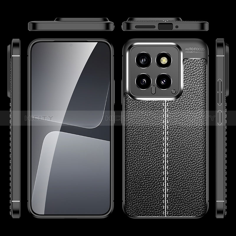 Custodia Silicone Morbida In Pelle Cover WL1 per Xiaomi Mi 14 5G