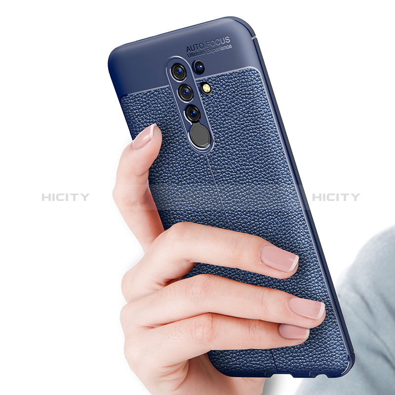 Custodia Silicone Morbida In Pelle Cover WL2 per Xiaomi Redmi 9