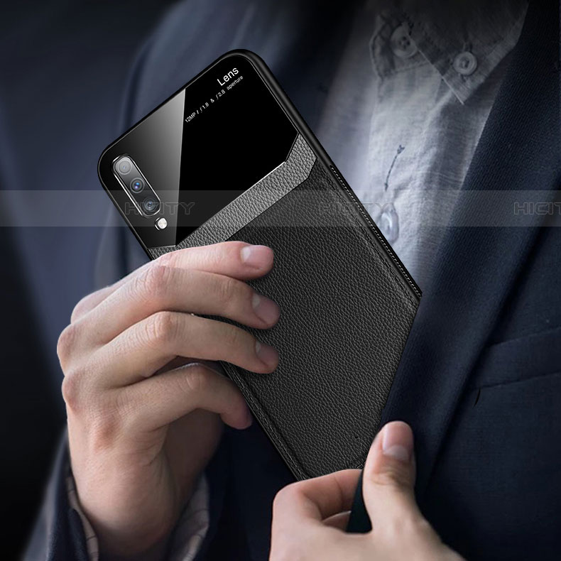 Custodia Silicone Morbida In Pelle Cover Z01 per Samsung Galaxy A70