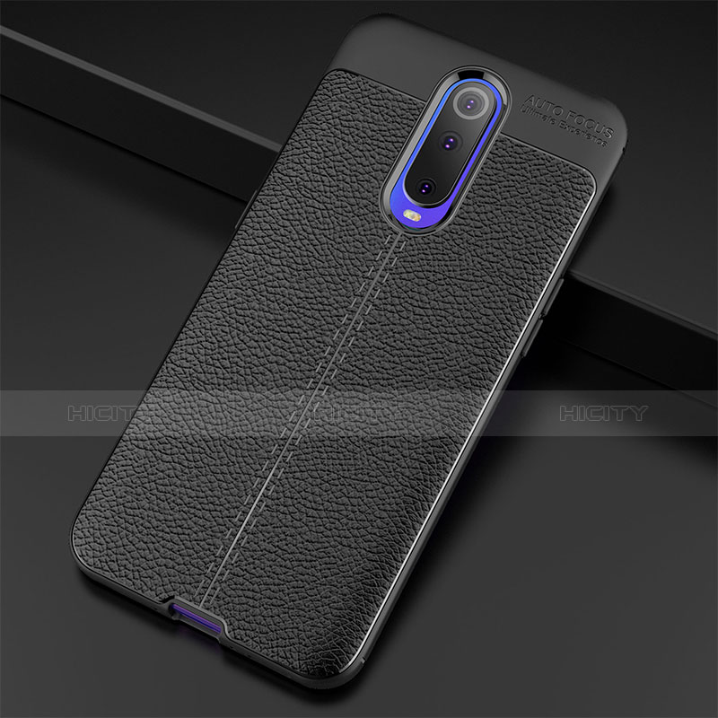 Custodia Silicone Morbida In Pelle W01 per Oppo R17 Pro Nero