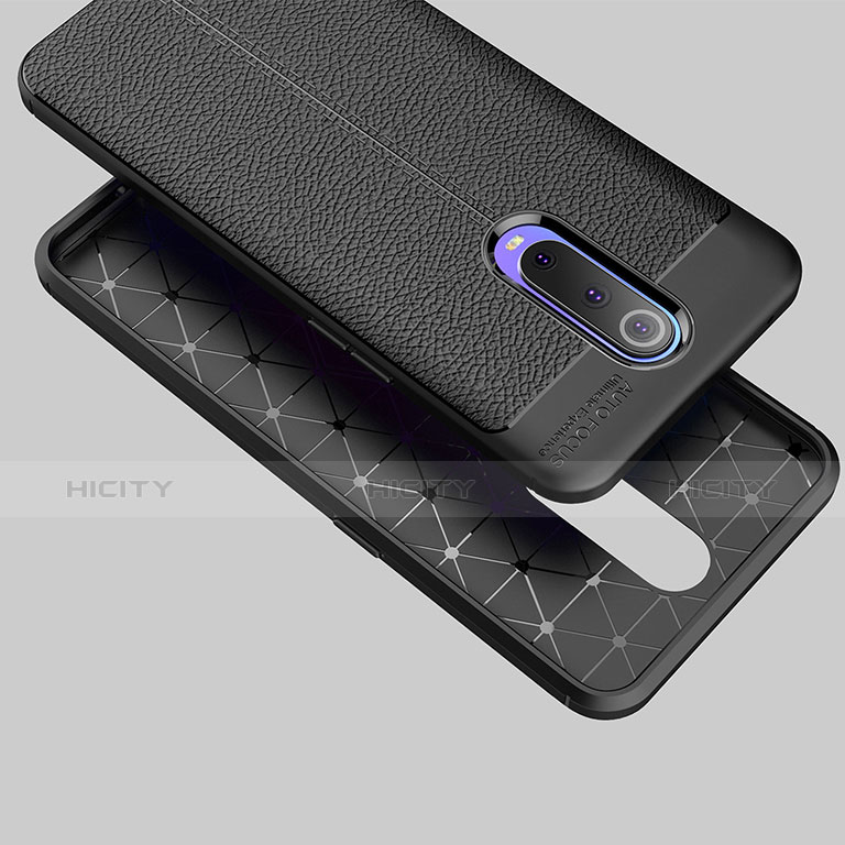 Custodia Silicone Morbida In Pelle W01 per Oppo RX17 Pro Nero