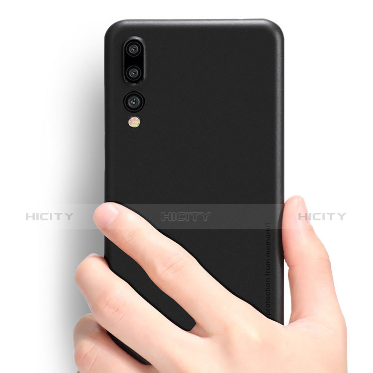 Custodia Silicone Morbida Lucido per Huawei P20 Pro Nero