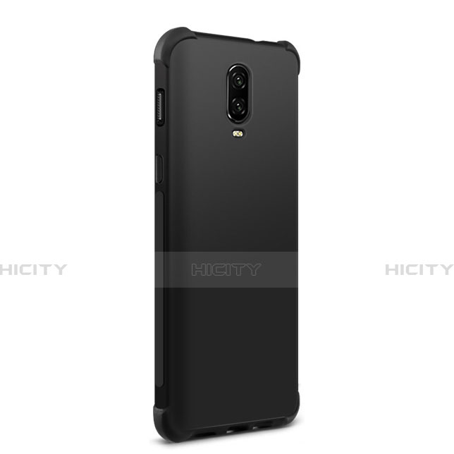 Custodia Silicone Morbida Lucido per OnePlus 6T Nero