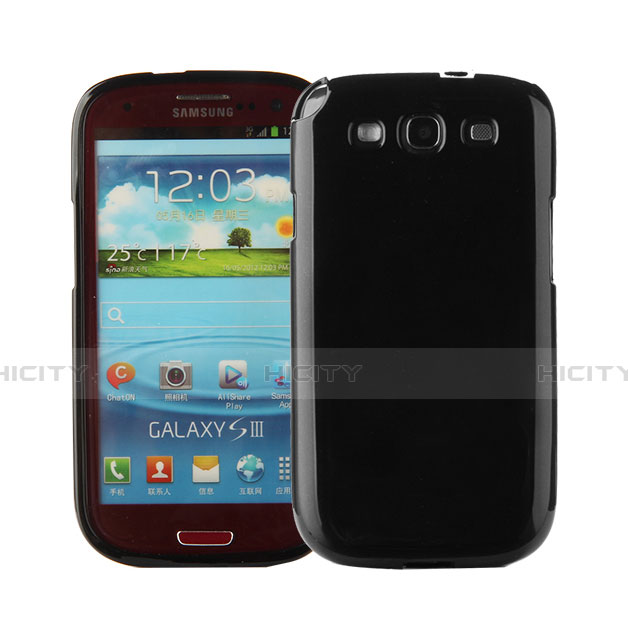 Custodia Silicone Morbida Lucido per Samsung Galaxy S3 III i9305 Neo Nero