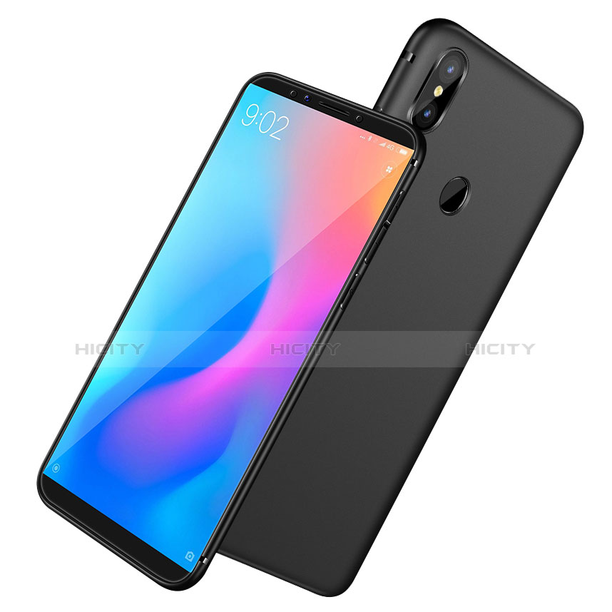 Custodia Silicone Morbida Lucido per Xiaomi Mi 6X Nero