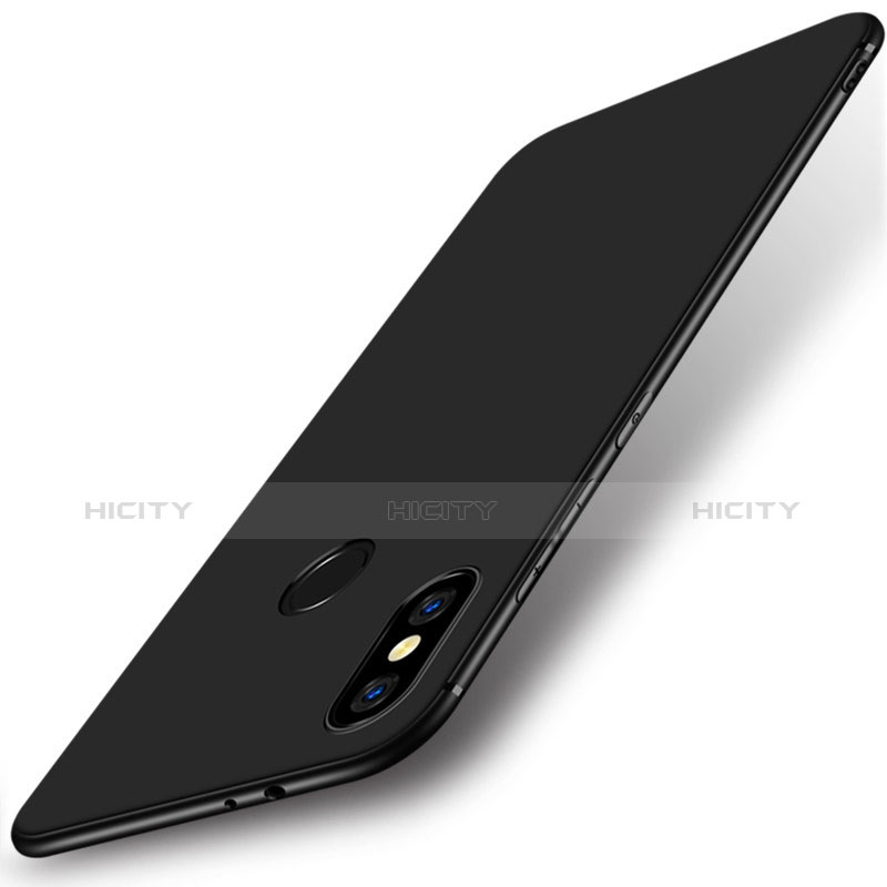 Custodia Silicone Morbida Lucido per Xiaomi Mi 6X Nero