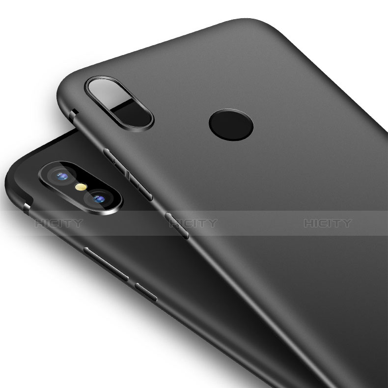 Custodia Silicone Morbida Lucido per Xiaomi Mi A2 Nero