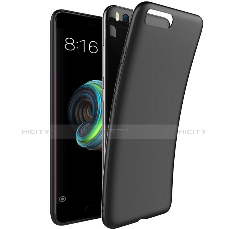 Custodia Silicone Morbida Lucido per Xiaomi Mi Note 3 Nero