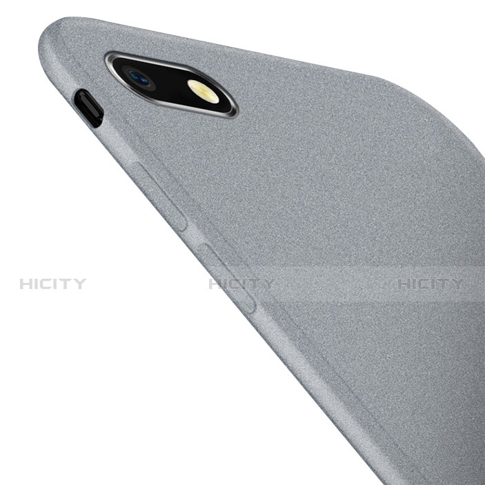 Custodia Silicone Morbida Lucido per Xiaomi Redmi 6A Grigio