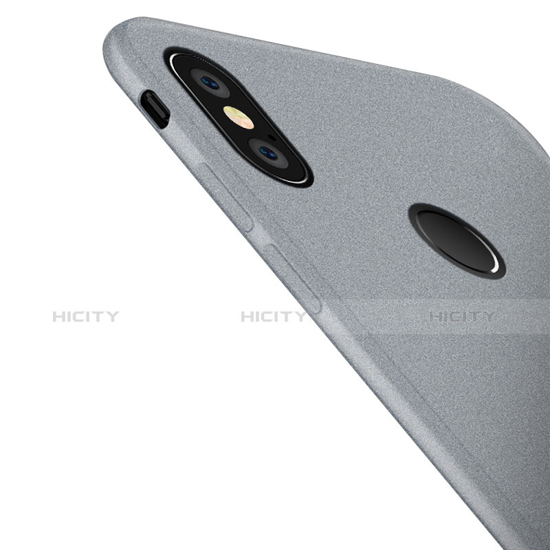 Custodia Silicone Morbida Lucido per Xiaomi Redmi Note 5 AI Dual Camera Grigio