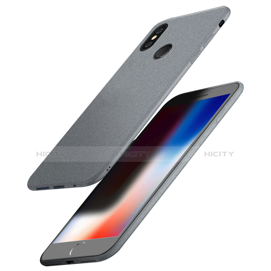 Custodia Silicone Morbida Lucido per Xiaomi Redmi S2 Grigio