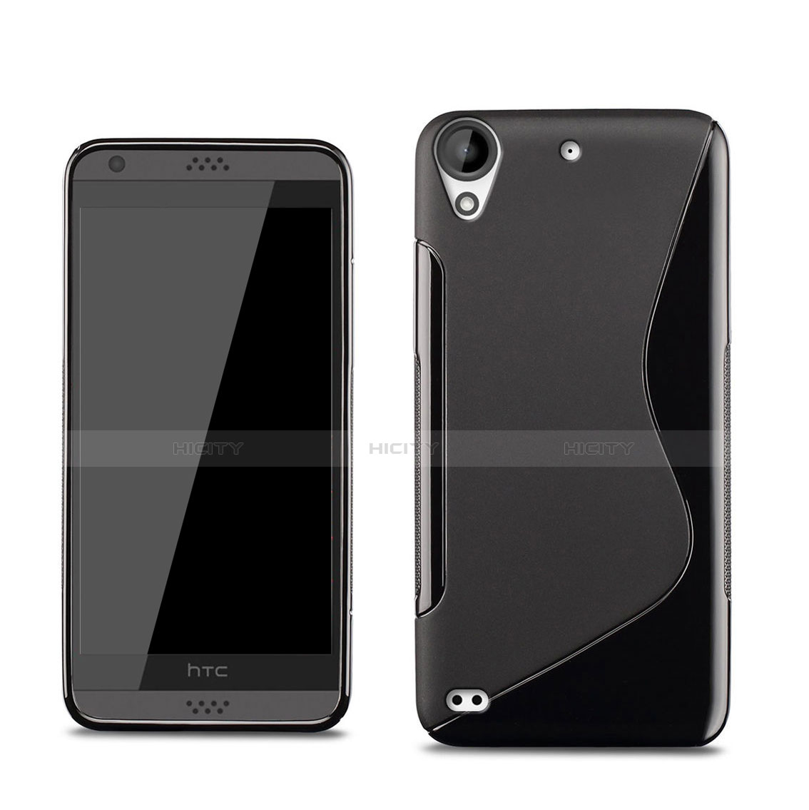 Custodia Silicone Morbida S-Line per HTC Desire 630 Nero