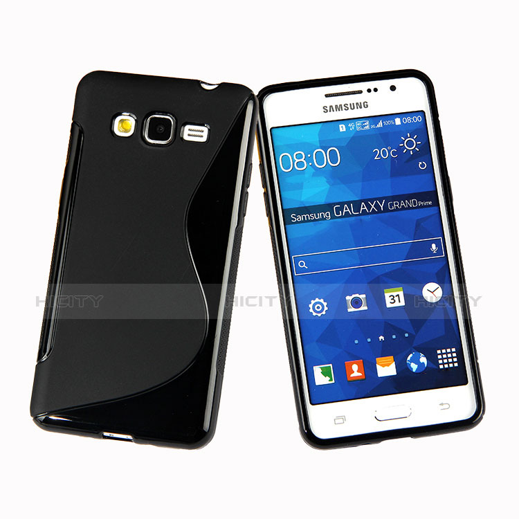 Custodia Silicone Morbida S-Line per Samsung Galaxy Grand Prime SM-G530H Nero