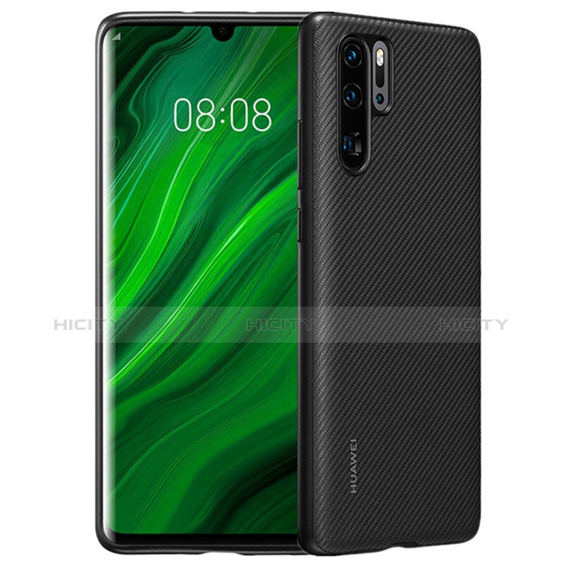 Custodia Silicone Morbida Spigato B02 per Huawei P30 Pro New Edition Nero